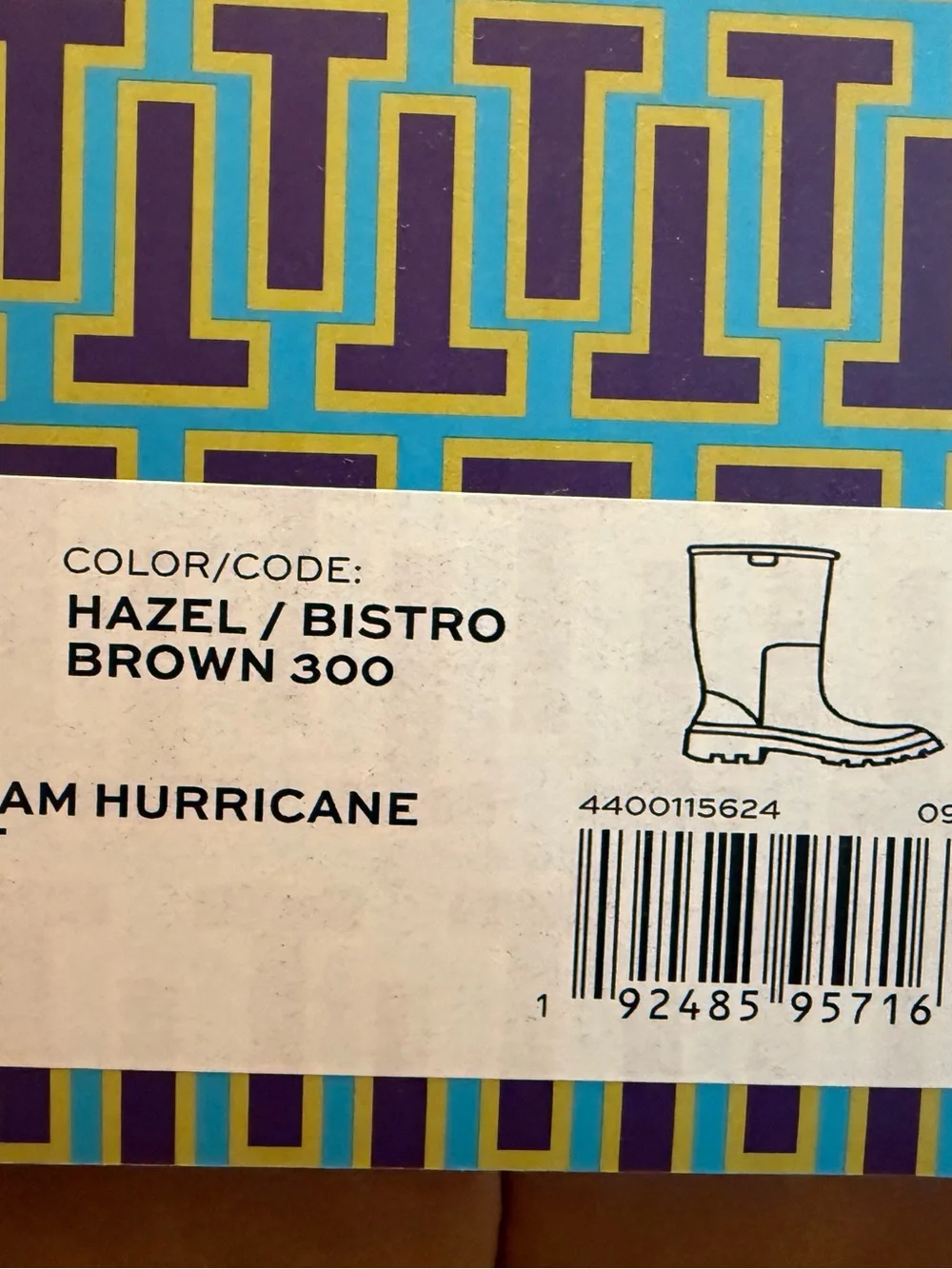 Tory Burch Olive Green and Beige Logo Rain Boots